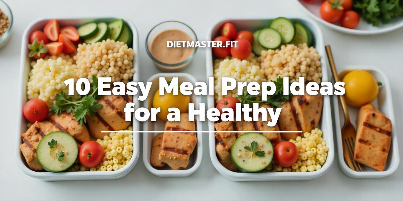 10 Easy Meal Prep Ideas for a Healthy Lifestyle