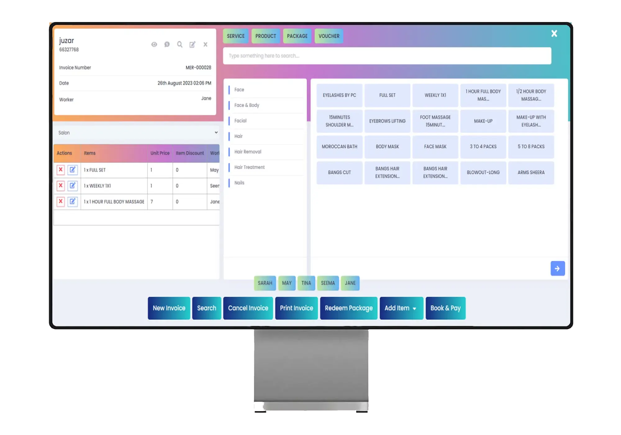Sparkalz Point of Sale